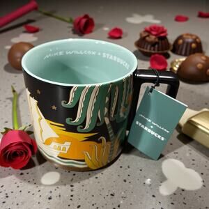 Starbucks x Mike Wilcox Fall 2025 Art Deco Island Mug 14 oz NWT